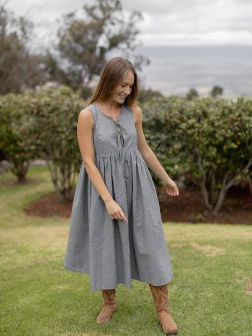 Neuflora Ada Dress in Blue, GUC